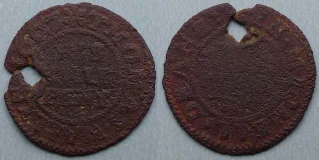 Mitcheldean, Thomas Wallyn 1667 halfpenny